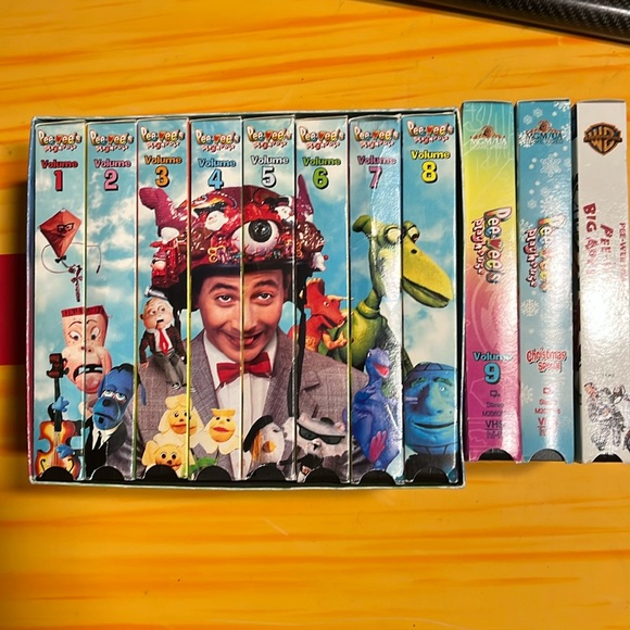 Other - 1996 Pee-Wee’s Playhouse Volumes 1-8 VHS TAPE Box Set Plus Three extra